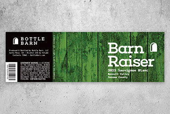Bottle Barn - Barn Raiser Wine Label